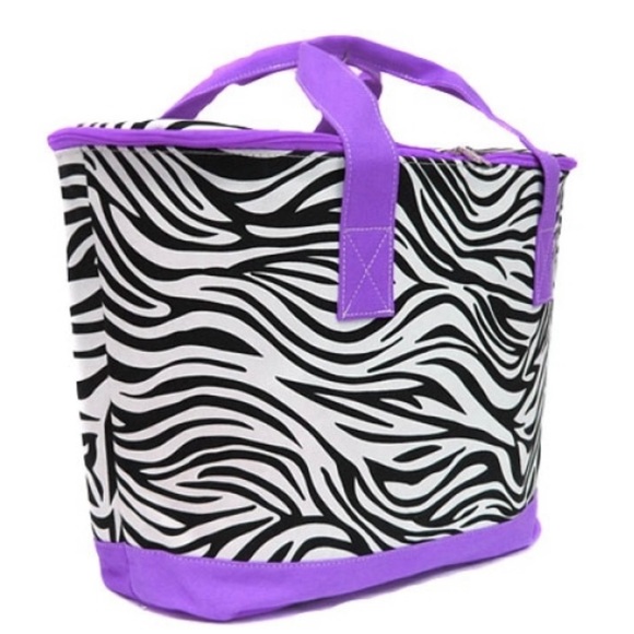 ZEBRA INSULATED FOOD COOLER BAG - Picture 2 of 16